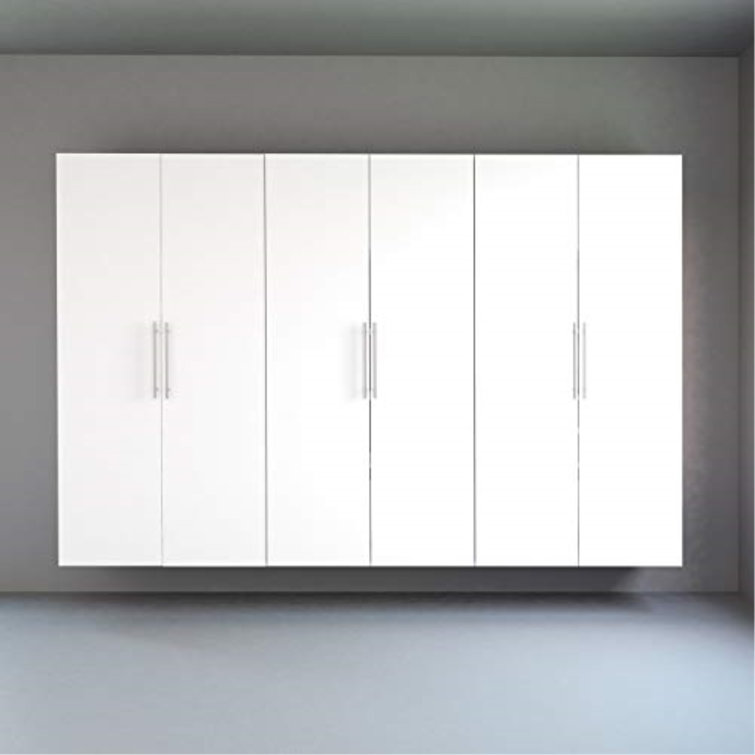 White laminate storage deals cabinets